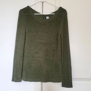H&M Olive Green Knit Sweater